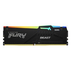 RAM памет за настолен компютър KINGSTON FURY Beast Black RGB 64GB(2x32GB) DDR5 6000MHz CL36 KF560C36BBEAK2-64