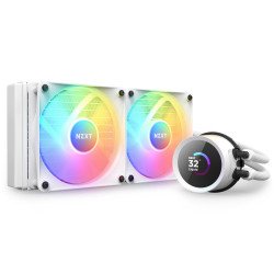 Охладител / Вентилатор NZXT Kraken 240 RGB White, LCD Display