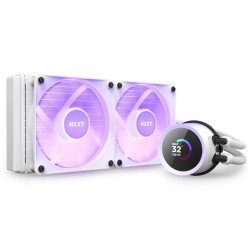 Охладител / Вентилатор NZXT Kraken 240 RGB White, LCD Display