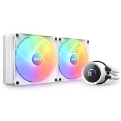 Охладител / Вентилатор NZXT Kraken 280 RGB White, LCD Display