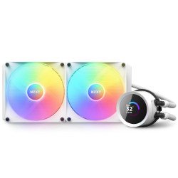 Охладител / Вентилатор NZXT Kraken 280 RGB White, LCD Display