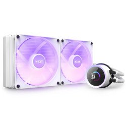 Охладител / Вентилатор NZXT Kraken 280 RGB White, LCD Display