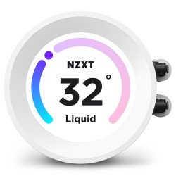 Охладител / Вентилатор NZXT Kraken Elite RGB 280 White, Customizable LCD Display