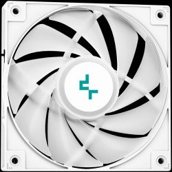 Охладител / Вентилатор DEEPCOOL LE520 WH, 240mm CPU Liquid Cooler, 2x120mm ARGB PWM Fans, Anti-Leak Technology, ARGB Pump Top, White, Intel LGA 1700/1200/115x, AMD AM5/AM4