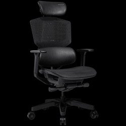 Аксесоари COUGAR Argo One Black, PAFRP Frame, Breathable PVC Leather,  Dynamic lumbar Support Design, Flexibly reclining backrest, Adjustable headrest, Sliding seat, 3D Adjustable Armrest