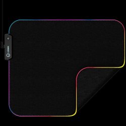 Мишка Lorgar Steller 913, Gaming mouse pad, High-speed surface, anti-slip rubber base, RGB backlight, USB connection, Lorgar WP Gameware support, size: 360mm x 300mm x 3mm, weight 0.250kg