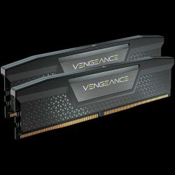 RAM памет за настолен компютър CORSAIR DDR5, 6000MT/s 32GB 2x16GB DIMM, Unbuffered, 40-40-40-77, Std PMIC, XMP 3.0, VENGEANCE DDR5 Black, 1.1V