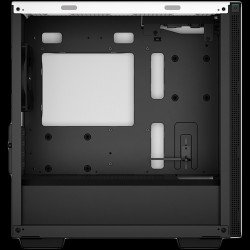 Кутии и Захранвания DEEPCOOL CH370 WH, Mid Tower, Mini-ITX/Micro-ATX, 2xUSB3.0, 1xAudio, 1x120mm Pre-Installed Black Fan, Tempered Glass, Mesh Panel, White