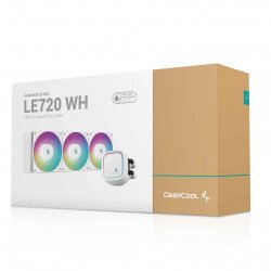 Охладител / Вентилатор DEEPCOOL водно охлаждане Water Cooling LE720 White - Addressable RGB - LGA1700/AM5