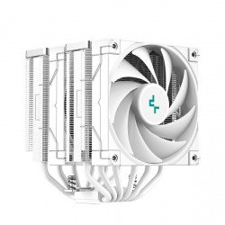 Охладител / Вентилатор DEEPCOOL охладител CPU Cooler AK620 WH - Dual-Tower, White - LGA1700/AM5