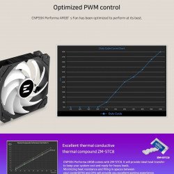 Охладител / Вентилатор ZALMAN охладител за процесор CPU Cooler CNPS9X PERFORMA ARGB BLACK - aRGB - LGA1700/AM5