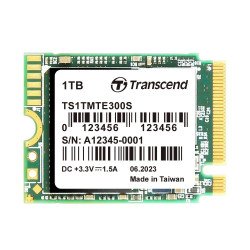 SSD Твърд диск TRANSCEND 1TB, M.2 2230, PCIe Gen3x4, NVMe, 3D TLC, DRAM-less