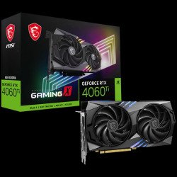 Видео карта MSI Video Card Nvidia GeForce RTX 4060 Ti GAMING X 8G, 8GB GDDR6, 128bit, Effective Memory Clock: 18000MHz, Boost: 2655 MHz, 4352 CUDA Cores, PCIe 4.0, 3x DP 1.4a, HDMI 2.1a, RAY TRACING, Dual Fan, 1x 8pin, 550W Recommended PSU, 3Y