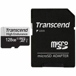 Флаш памет TRANSCEND 128GB microSD w/ adapter U1, High Endurance