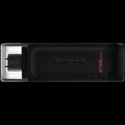 USB Преносима памет KINGSTON 256GB USB-C 3.2 Gen 1 DataTraveler 70, EAN: 740617331233