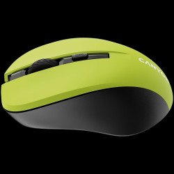 Мишка CANYON MW-1, Yellow 2.4GHz wireless optical mouse with 3 buttons, 800/1200/1600 DPI adjustable