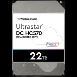 Хард диск WD HDD Server WD/HGST ULTRASTAR DC HC570 (3.5  , 22TB, 512MB, 7200 RPM, SATA 6Gb/s, 512E SE NP3), SKU: 0F48155