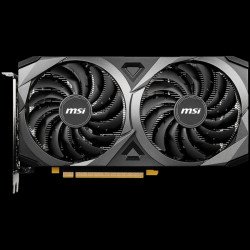 Видео карта MSI Video Card Nvidia GeForce RTX 3060 VENTUS 2X 8G OC, 8GB GDDR6, 128-bit, 15 Gbps Effective Memory Clock, 1807 MHz Boost, 3584 CUDA Cores, PCIe 4.0, 3x DisplayPort 1.4a, HDMI 2.1, RAY TRACING, Dual Fan, 550W Recommended PSU, Metal Backplate, 3Y
