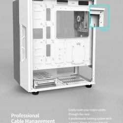 Кутии и Захранвания ZALMAN кутия Case ATX - I3 NEO White - RGB, Mesh