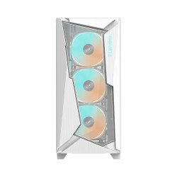 Кутии и Захранвания GIGABYTE Кутия Gigabyte C301 WHITE V2, Tempered Glass, Mid-Tower, RGB Fusion