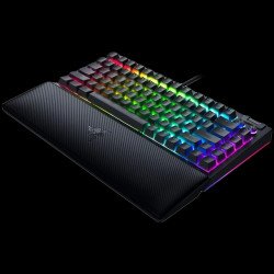 Клавиатура RAZER BlackWidow V4 75%, Gaming Keyboard, US Layout, Razer Chroma RGB, Hot-swappable Design, Detachable Type C Cable, PCB & Case sound dampening foam, Up to 8,000 Hz polling rate, Doubleshot ABS Keycaps, Magnetic Plush Leatherette