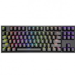 Клавиатура GENESIS Gaming Keyboard Thor 404 TKL Black RGB Backlight US Layout Brown Switch