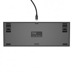 Клавиатура GENESIS Gaming Keyboard Thor 404 TKL Black RGB Backlight US Layout Brown Switch
