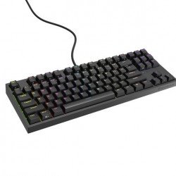 Клавиатура GENESIS Gaming Keyboard Thor 404 TKL Black RGB Backlight US Layout Yellow Switch