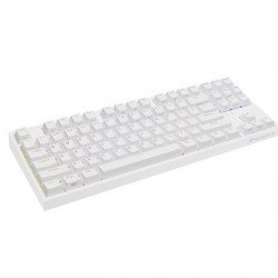 Клавиатура GENESIS Gaming Keyboard Thor 404 TKL White RGB Backlight US Layout Brown Switch