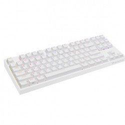 Клавиатура GENESIS Gaming Keyboard Thor 404 TKL White RGB Backlight US Layout Yellow Switch