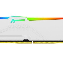 RAM памет за настолен компютър KINGSTON FURY Beast White RGB 32GB(2x16GB) DDR5 5200MHz CL36 AMD EXPO, KF552C36BWEAK2-32