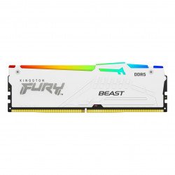 RAM памет за настолен компютър KINGSTON FURY Beast White RGB 32GB(2x16GB) DDR5 6000MHz CL36 AMD EXPO, KF560C36BWEAK2-32
