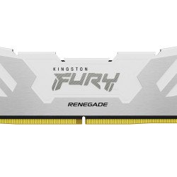 RAM памет за настолен компютър KINGSTON Fury Renegade White 32GB(2x16GB) DDR5 7200MHz CL38 KF572C38RWK2-32, XMP