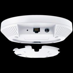 Мрежово оборудване TP-LINK AX3000 Ceiling Mount Dual-Band Wi-Fi 6 Access Point PORT:1? Gigabit RJ45 PortSPEED:574Mbps at  2.4 GHz + 2402 Mbps at 5 GHzFEATURE: 802.3at POE and 12V DC (Power Adapter is not included), 2?Internal Antennas, 160MHz  Supported, MU-MIMO, etc.