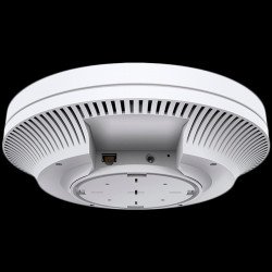 Мрежово оборудване TP-LINK AX3600 Ceiling Mount Dual-Band Wi-Fi 6 Access Point PORT:1?2.5 Gigabit RJ45 PortSPEED:1148Mbps at  2.4 GHz + 2402 Mbps at 5 GHzFEATURE: High Density connectivity(1000+ Clients), 802.3at POE and 12V DC, 8?Internal Antennas, MU-MIMO, etc.