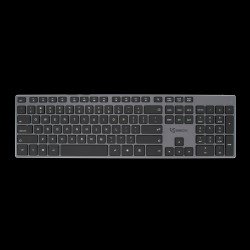 Клавиатура SBOX WK-131 :: Безжична клавиатура, 2.4 GHz Wireless, метална, черна