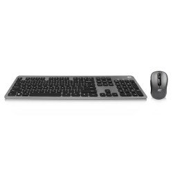 Клавиатура Комплект клавиатура с мишка ACT AC5710, 2.4 Ghz, USB-C/USB-A, US