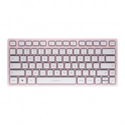 Клавиатура CHERRY Безжична клавиатура CHERRY KW 7100 MINI BT, Bluetooth, Розова