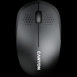 Мишка CANYON MW-04, Bluetooth Wireless optical mouse with 3 buttons, DPI 1200 , with1pc AA canyon turbo Alkaline battery,Black, 103*61*38.5mm, 0.047kg