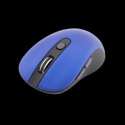 Мишка SBOX WM-911BL :: Безжична оптична мишка, USB, 1600 DPI, синя