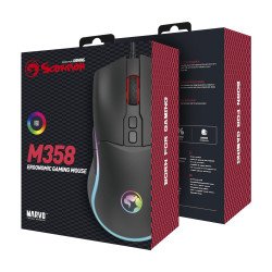 Мишка MARVO Геймърска мишка Gaming Mouse M358 RGB - 7200dpi, 7 programmable buttons