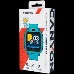 Смарт часовник CANYON Jondy KW-44, 1.44  IPS 240*240, ASR3603S, Nano SIM, 192+128MB+512MB TF Card, GSM(B3/B8), LTE(B1.2.3.5.7.8.20) 700mAh battery, GPS+Glonas, APP for iOS and Android, MP3 Audio Player, 7 Games, Camera, host:53.3*43.5*16mm strap:230*20mm,48g,Green