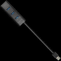 Аксесоари за лаптопи AXAGON HUE-S2B 4x USB3.0 Charging Hub, MicroUSB Charging Connector