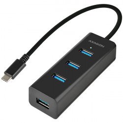 Аксесоари за лаптопи AXAGON HUE-S2C 4x USB3.0 Charging Hub, MicroUSB Charging Connector, Type-C