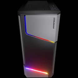 Кутии и Захранвания COUGAR MX360 RGB, Mid Tower, 1x120 ARGB Fan, RGB Button, Tempered Glass, Mini ITX / Micro ATX / ATX , USB 3.0 x 2, USB 2.0 x 1, Mic x 1 / Audio x 1