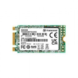 SSD Твърд диск TRANSCEND 500GB, M.2 2242 SSD, SATA3 B+M Key, TLC