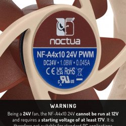 Охладител / Вентилатор NOCTUA Вентилатор Fan 40x40x10mm 24V - NF-A4x10-24V-PWM