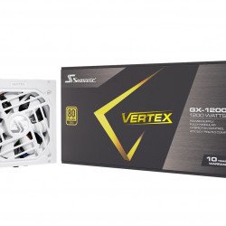 Кутии и Захранвания SEASONIC Захранващ блок SEASONIC VERTEX GX-1200 1200W White, 80+ Gold PCIe 5.0, Fully Modular