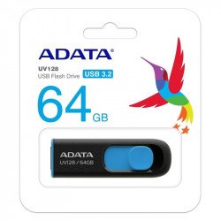 USB Преносима памет ADATA UV128 64GB USB 3.2 Black