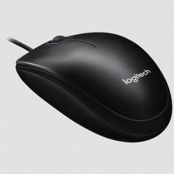 Мишка LOGITECH Жична оптична мишка LOGITECH M100, Черен, USB